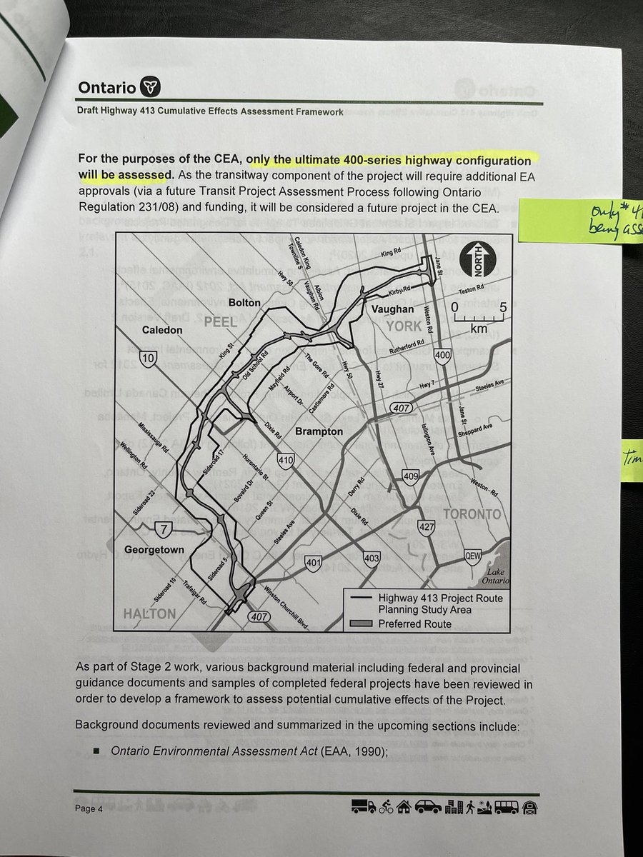 marilyniafrate's tweet photo. 2/2 in Jan 2023 full doc @ONtransport decides that only 413 will be included and leaves out the transitway, ramps (goods movement) and the mega hydro corridor- this is to ensure that they show reduced negative impacts, it’s false and a sham process @TorontoStar @envirodefence https://t.co/aRLXcujcwP