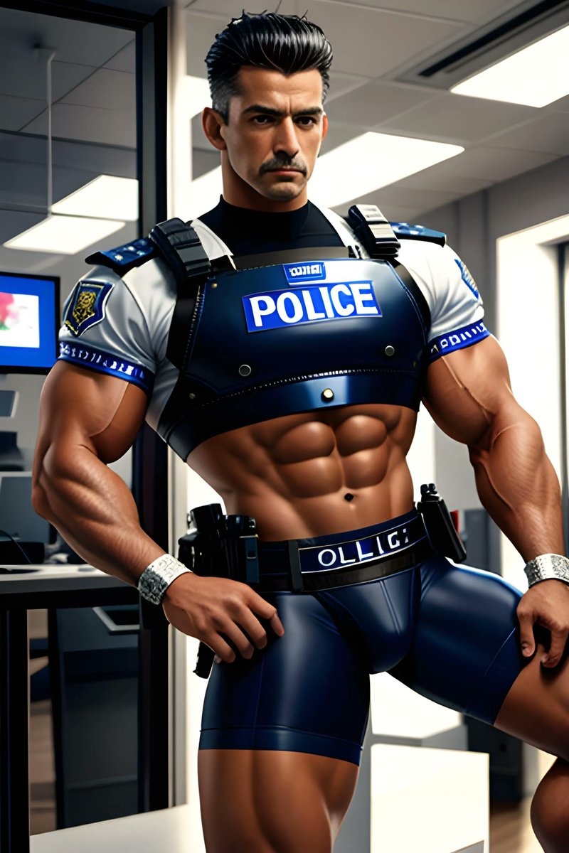 AdonisIOArt's tweet photo. "Their suits might look good on the outside, but on the inside, it's just a mess of cheap fabric and bad stitching." - Officer Carlo Ricci, The Suit Smugglers. SCANDALOUS Behind the Scenes shots here: https://t.co/fbE39bOGQf #gayAI #stablediffusion #gayart #bara https://t.co/UKPgVsL6yu