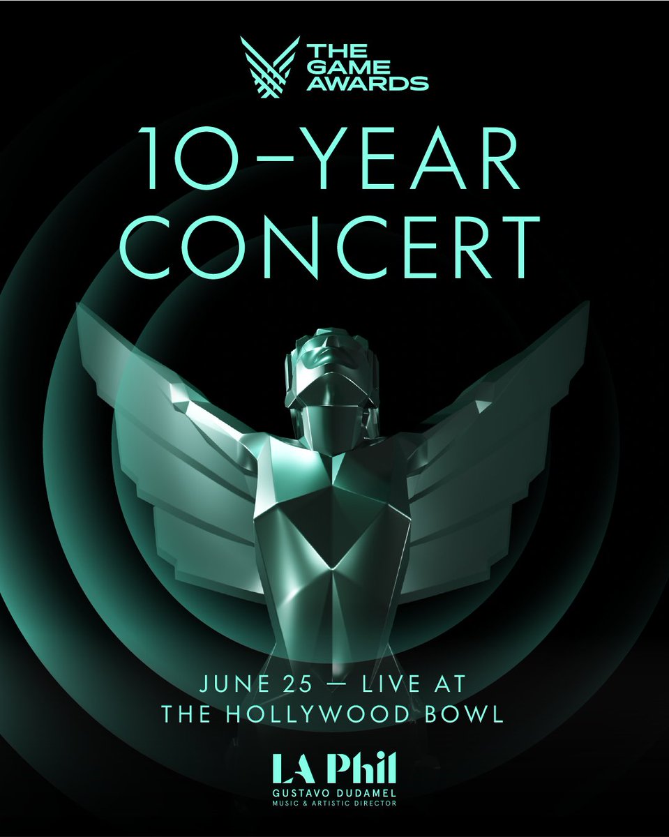 thegameawards's tweet photo. Just 2 weeks until #TheGameAwards 10-Year Concert at the iconic @HollywoodBowl on Sunday, June 25.

Some tickets still remain for the one-night-only celebration of game music. 

Tickets: https://t.co/QoeIL1JBXT https://t.co/wu3yjWAPxI