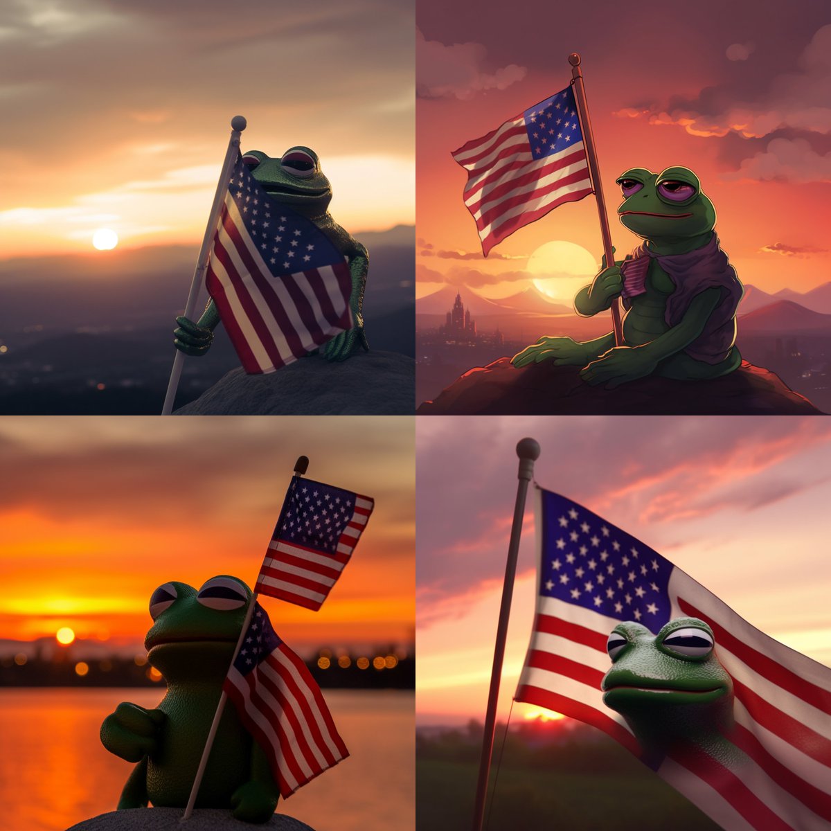 Very important #American issues, we as #web3 citizens across blockchains need to decide on.

#SOL 🤝 #ETH 🤝 #BTC 

Vote in comments ⬇️

🔁RTs will be considered for RARE Patriotic Pepe NFT airdrop