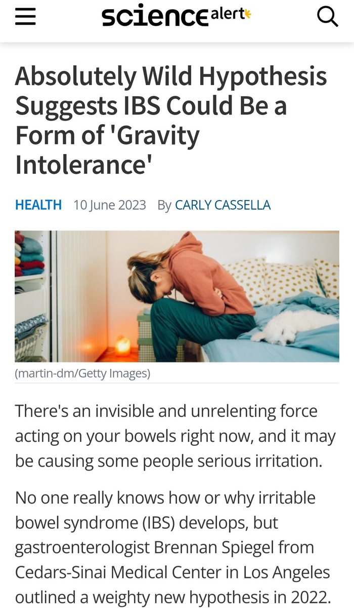 'IBS could be a form of GrAbiTy intolerance.' 🤣🤣🤣🤣
