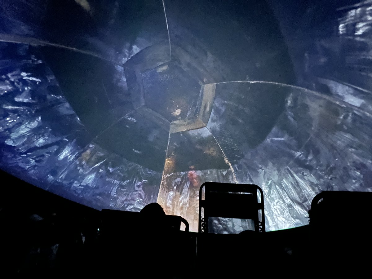 An immersive 📽️ film experience at @ATTPAC! The Hubble Immersive Cinema Dome Film Experience will run through July 9 at Wyly Theatre. See more about the three magical experiences: attpac.org/hubblo/