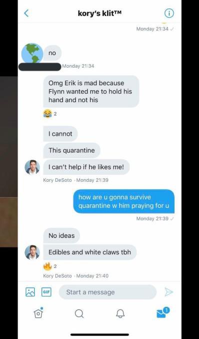 Screenshots of leaked group chat with Kory called kory's klit™ where he talks about Colleen and Erik. Date(s) not available/unknown. : r/ColleenBallingerSnark