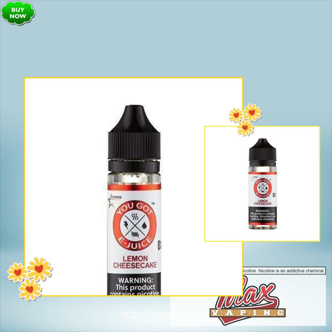 MaxVapingStore's tweet photo. Lemon Cheesecake #vapejuice #vapefam
$14.99
➤ https://t.co/V8FpFANien https://t.co/aQRJI5RLdw