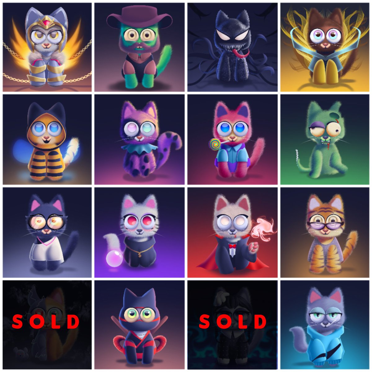 LISTED NOW!🔥
Cateezz available on opensea 🐱
ERC-721 Polygon Blockchain
FP - 0.0045 ETH 
18 CATZ ready for adopt🥰

CATZ collection adopt here ⤵
opensea.io/collection/cat…

#NFTCommunity #NFTgang #NFTartists