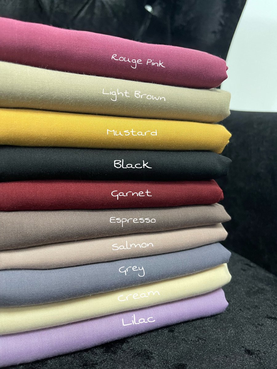matchzing's tweet photo. Presents the one and only bawal plain in matchzing....

Mempunyai 20 warna yang exclusive dan menggunakan material fleur cotton voile MUDAH BENTUK, TAK JARANG dan JAHITAN YANG KEMAS iaitu jahitan babyseam😍❤️

#matchzing #bawalplain #bidang47 #bidang50 #bidang55 https://t.co/TNNrP9Pebb