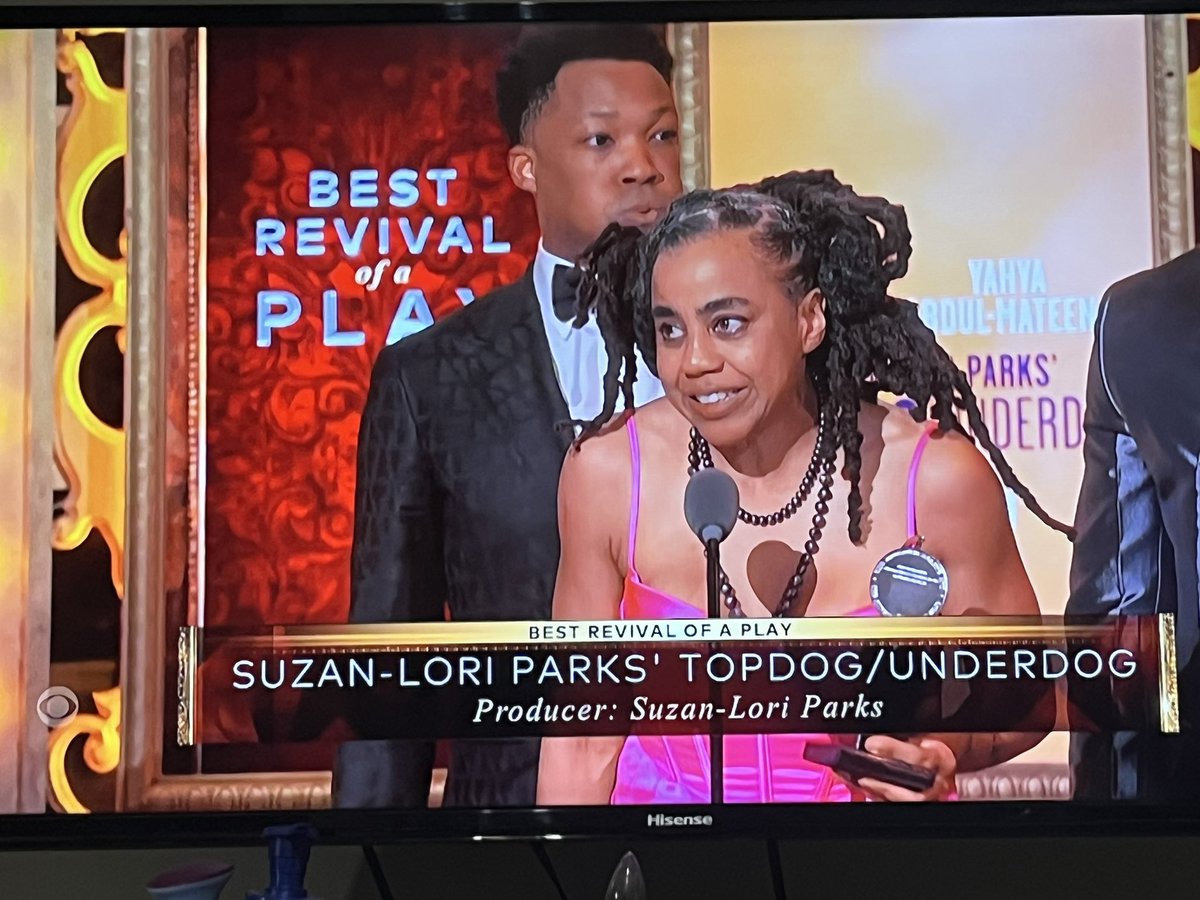 glenn_biz's tweet photo. Black Theatre is powerful. BRAVO SUSAN!!! “Theatre is the great cure.”
#SusanLoriParks #TopdogUnderdog #TonyAwards #TheTonyAwards @topdogbway @TheTonyAwards https://t.co/tsoXEyufGa
