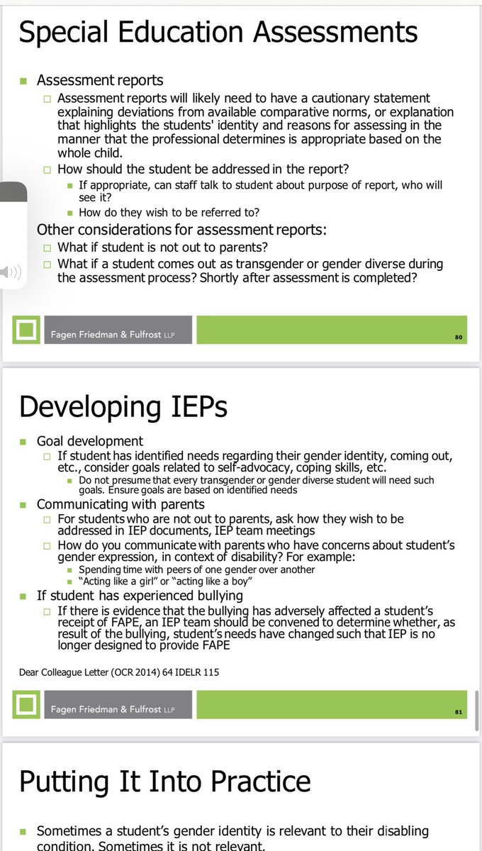 CA special education - denying your child educationally necessary services, spending thousands in due process, but proactively helping your disabled child create ‘prospective’ educational records to hide their gender. 

Either way, the lawyers receive pmt.