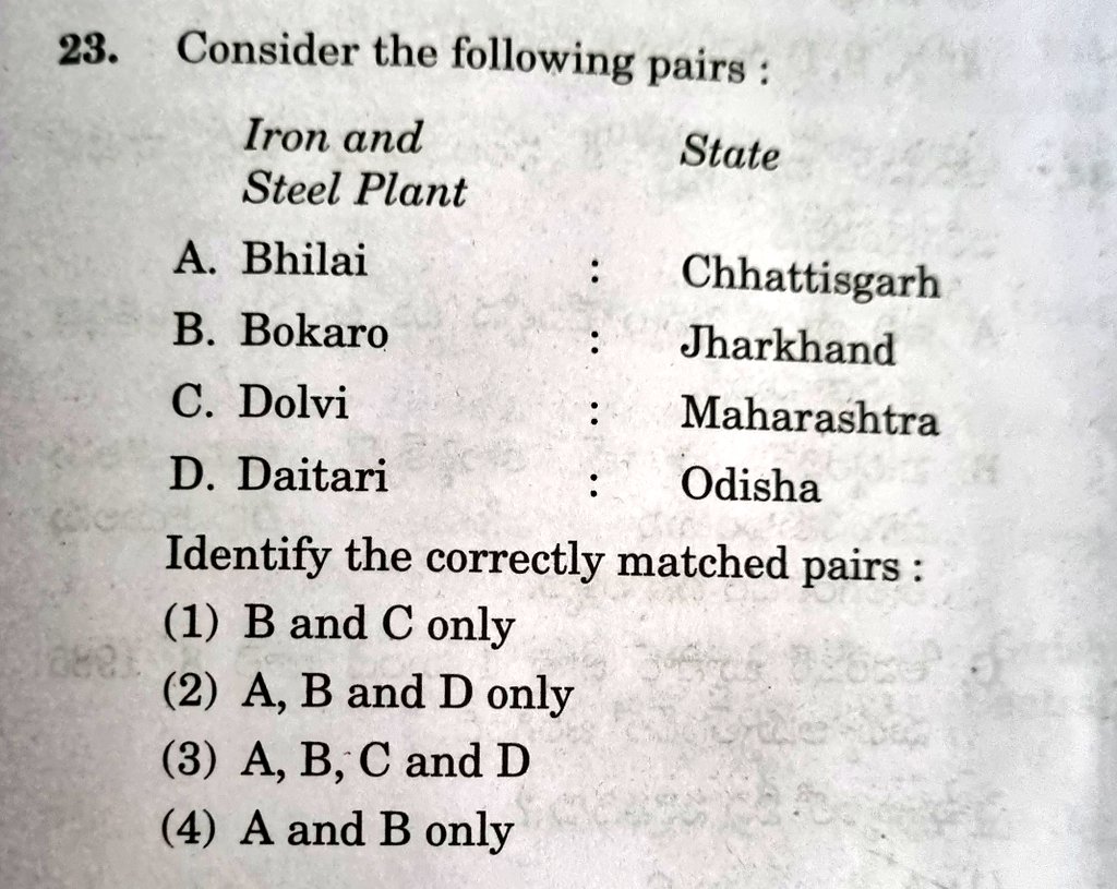 #TodaysQuiz

TSPSC - 2023
Group1 Prelims Question 

Answer this question ❓️ 🤔 

#TSPSC #Group1Prelims