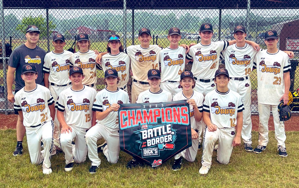 Congrats to 14Gold: 
Champions of the <a href="/AtlanticCoastBB/">Atlantic Coast Baseball Tournaments</a> Battle on the Border!!!
🏆🥇💪
#dawgsfamily #letsgo #compete #areyounext
