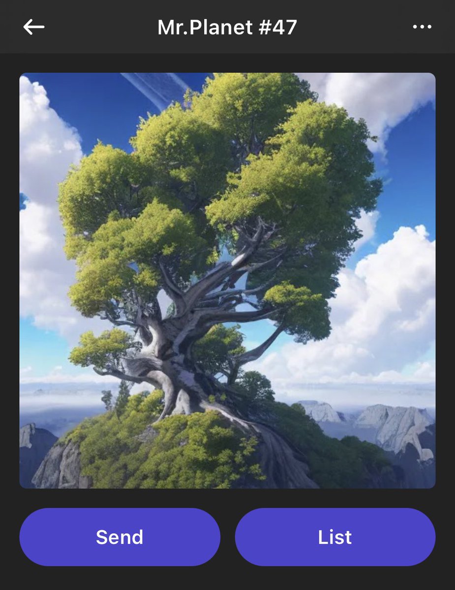 Ziricote521's tweet photo. Congrats on the sold out!🎉🌏

I think it's a wonderful NFT collection that makes you feel the strength and kindness of the earth.👏👏👏

#MOOAR #FairMint #GNT #MrPlanet https://t.co/PTQROpPIvu