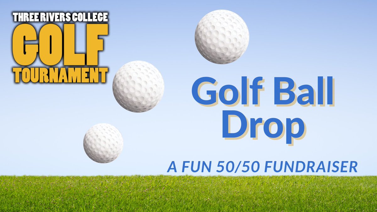 Support Three Rivers scholarships while taking a chance to win big in the Golf Ball Drop at this year’s annual Golf Tournament on June 16. Golf balls are $10 each or 6/$50. Learn more about our Annual Golf Tournament and how to buy your golf balls at trcc.edu/events/2023-th…