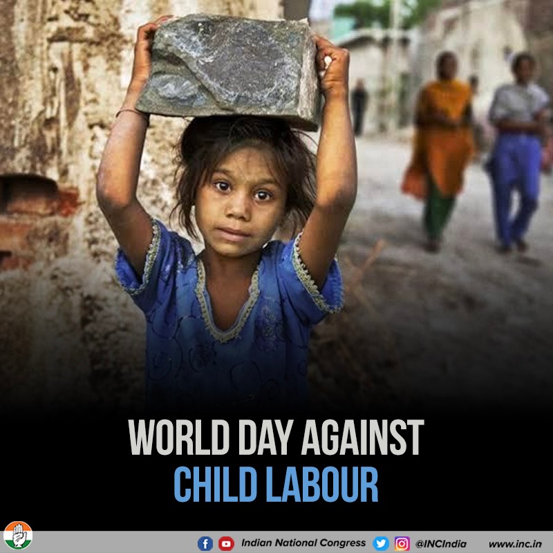 PM Rajiv Gandhi's vision of a better India was expressed through the enactment of the Child Labour (Prohibition & Regulation) Act in 1986.

Today, on World Day Against Child Labour, we pledge to carry this vision forward by providing protection and fostering the lives and dreams…