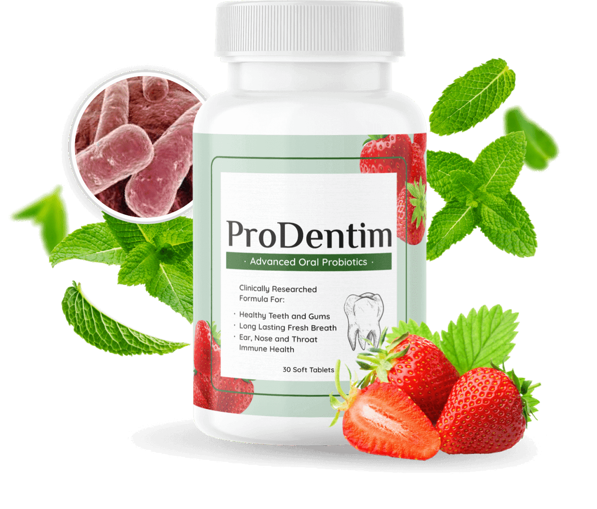 Brand New Probiotics
Specially Designed For The
Health Of Your Teeth And Gums
Try ProDentim: a unique blend of 3.5 billion probiotic strains and nutrients backed by clinical research.