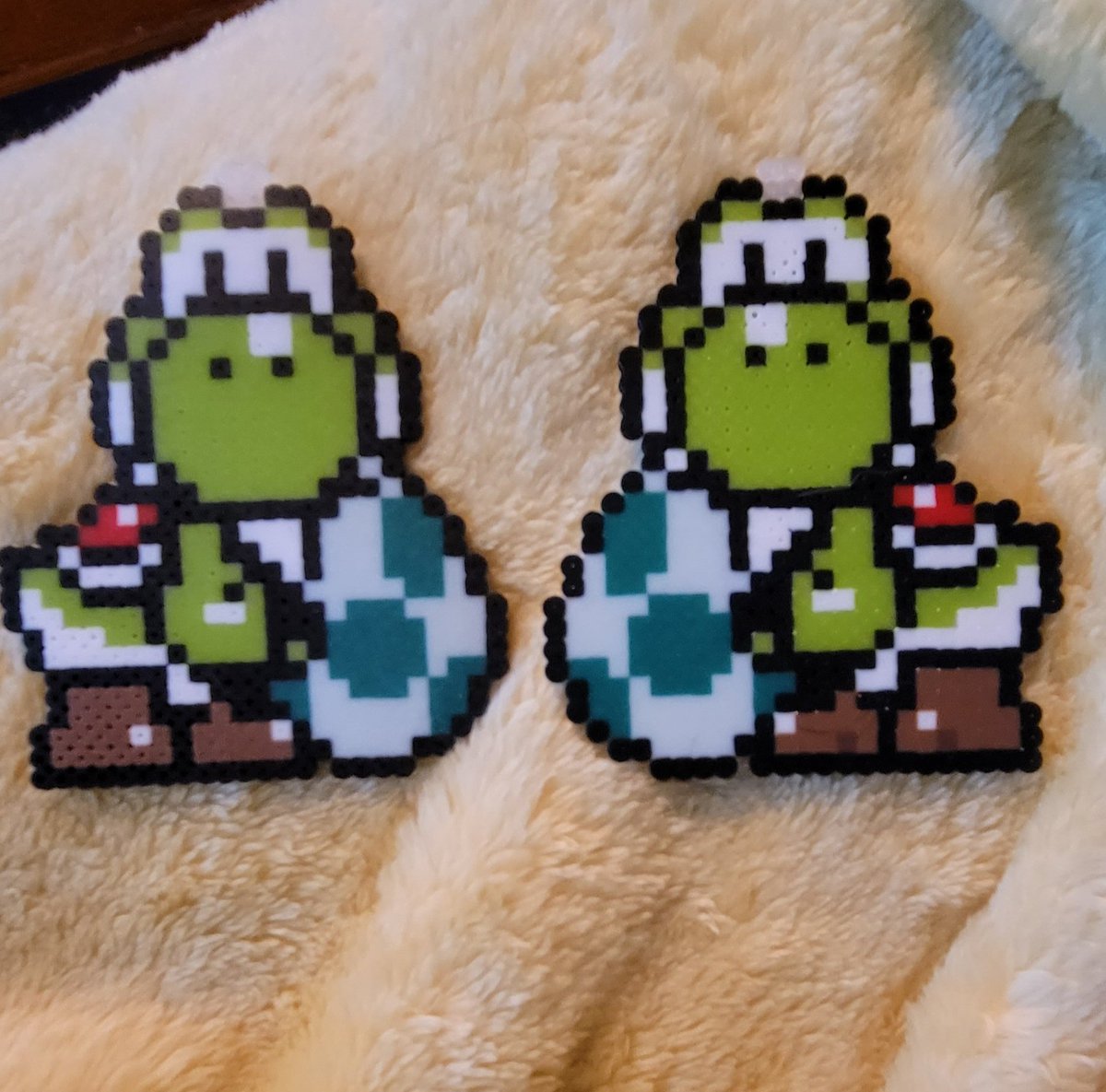 #yoshi #diyearrings are done!! 😊 happy with how they turned out ❤️ etsy.com/shop/PlutosPer…
