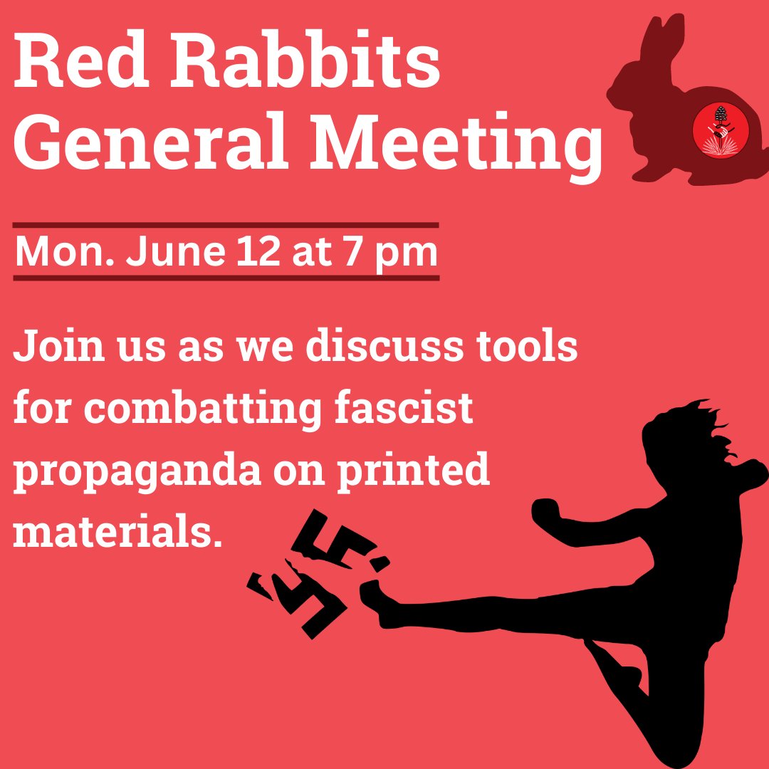 Join us tomorrow, online, at 7 pm to go over useful tools that will help combat fascist propaganda. Register now by visiting the Calendar of Events link in our bio.