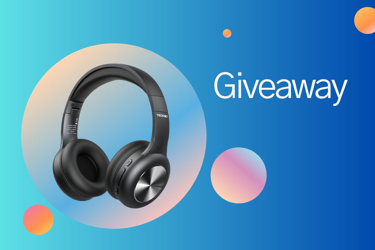 #Giveaway #FathersDay 
🎁Bluetooth Headphones🎵
To enter,simply #Follow & #RT & #Tag a friend!
Good luck!😎
End date: 18 June🍹
#TECKNET #headphones #FreeShipping #giftideas #free #WIN #music #GameFi #gamergirl #Travel #Business #holidaygiveaway #Live