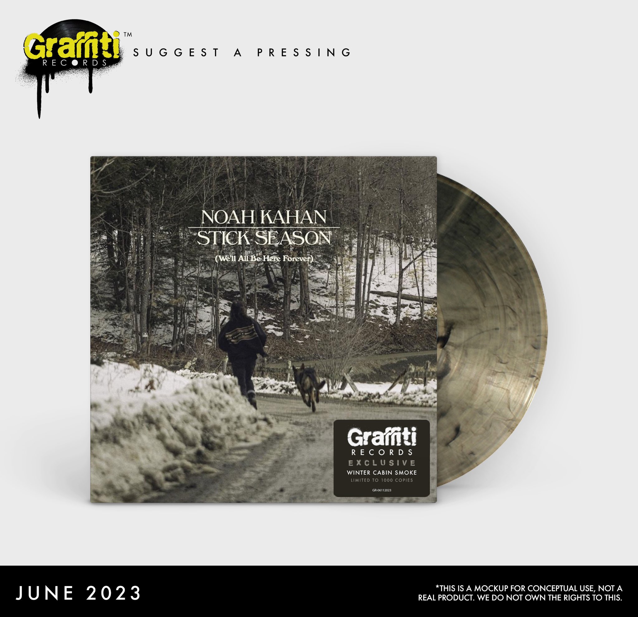 Graffiti Records on X: SUGGEST A PRESSING: Noah Kahan - Stick Season  (We'll All Be Here Forever) vinyl. #noahkahan #stickseason  #wellallbehereforever #vinyl #SuggestAPressing @NoahKahan   / X