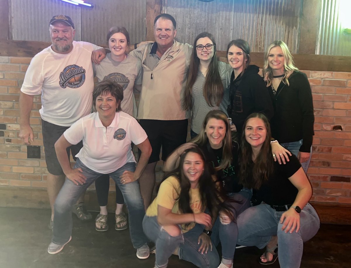 WMC65's tweet photo. We had a great weekend re connecting with these studs. Montana Hoops reunion 2023 in White Sulphur was a huge success. It was fun to hear how these amazing young ladies have gone beyond college basketball to start their careers. Thanks Bert, Debbie and Marty! https://t.co/X46GP9CILk