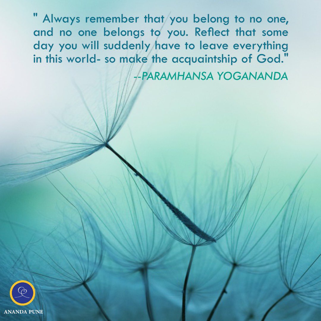 ananda_pune's tweet photo. #spirituality #ananda #anandaworldwide #swamikriyananda #paramhansayogananda #meditation #innerpeace #innerhealing #spirituality #inspirationalquotes #anandabooks #spiritualawakening #autobiographyofayogi #anandasangha #happiness #yoga #innerguidance #innervoice https://t.co/CmDcgTFkk5