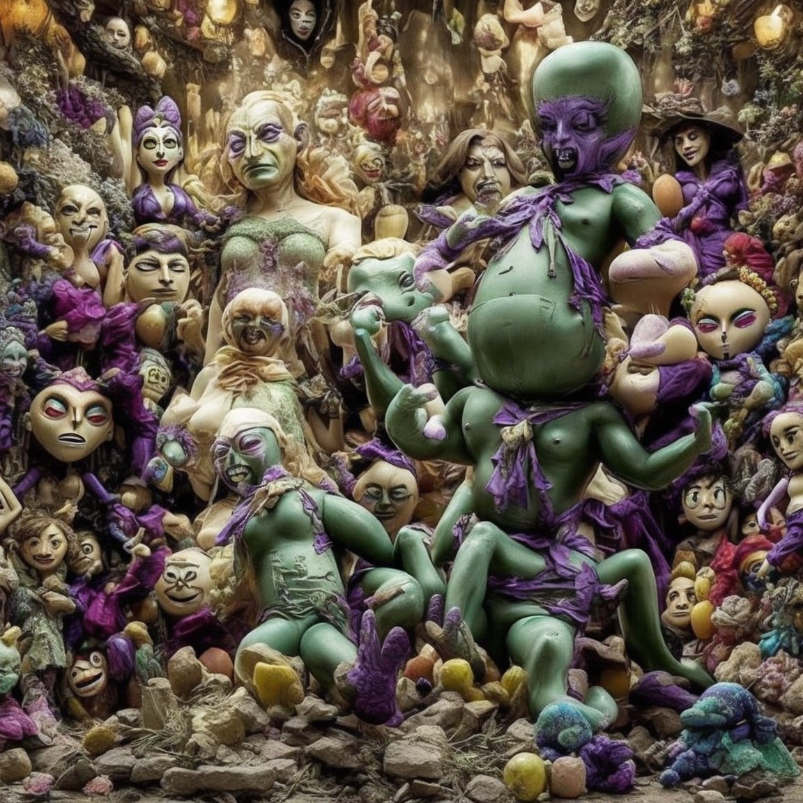 BloodQueenMetal's tweet photo. 😨What do you feel?  

#HorrorCommunity  #AI #Terrifying #Bizarre #Art #Illustration #Fear #CreatedbyAI #Hell #DataHell #Demons #Witches #Witchcraft #Nightmare #Creepy #ArtificialIntelligence #Eerie #Occult #Supernatural #DarkArt #Mystical https://t.co/pkmwGQxX4W