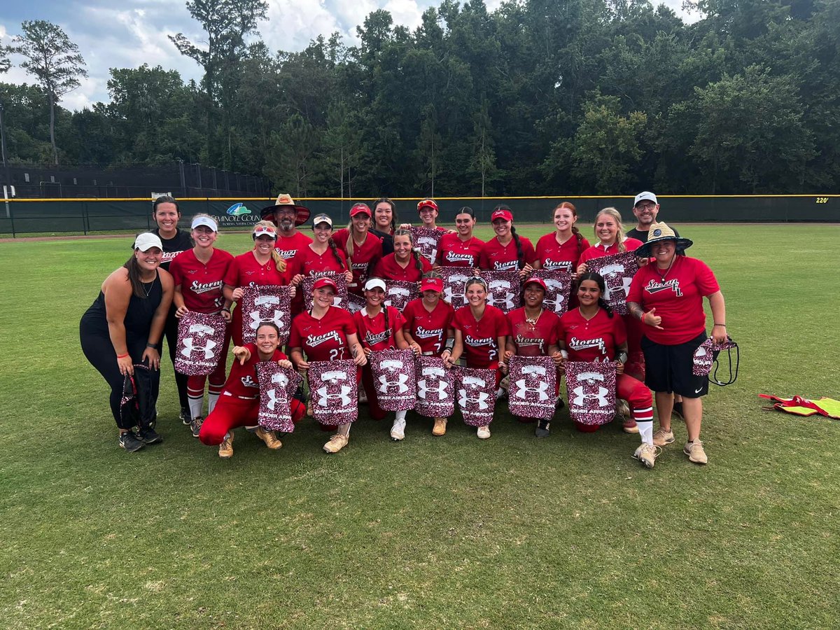 Girls had a great weekend and went 5-0. Placed 1st at the Florida Elite National Showcase! Thank you Under Armour for hosting us! <a href="/FL_JAX_Softball/">JAX/FL Storm Softball</a> <a href="/UnderArmour/">Under Armour</a>