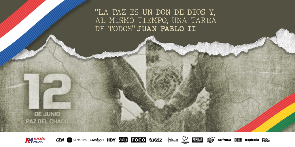 Hoy celebramos y recordamos el inicio de una nueva etapa en nuestro país, la cual debemos honrar día a día con compromiso y patriotismo para contribuir al desarrollo de nuestra Nación.

#PazDelChaco #NacionMedia