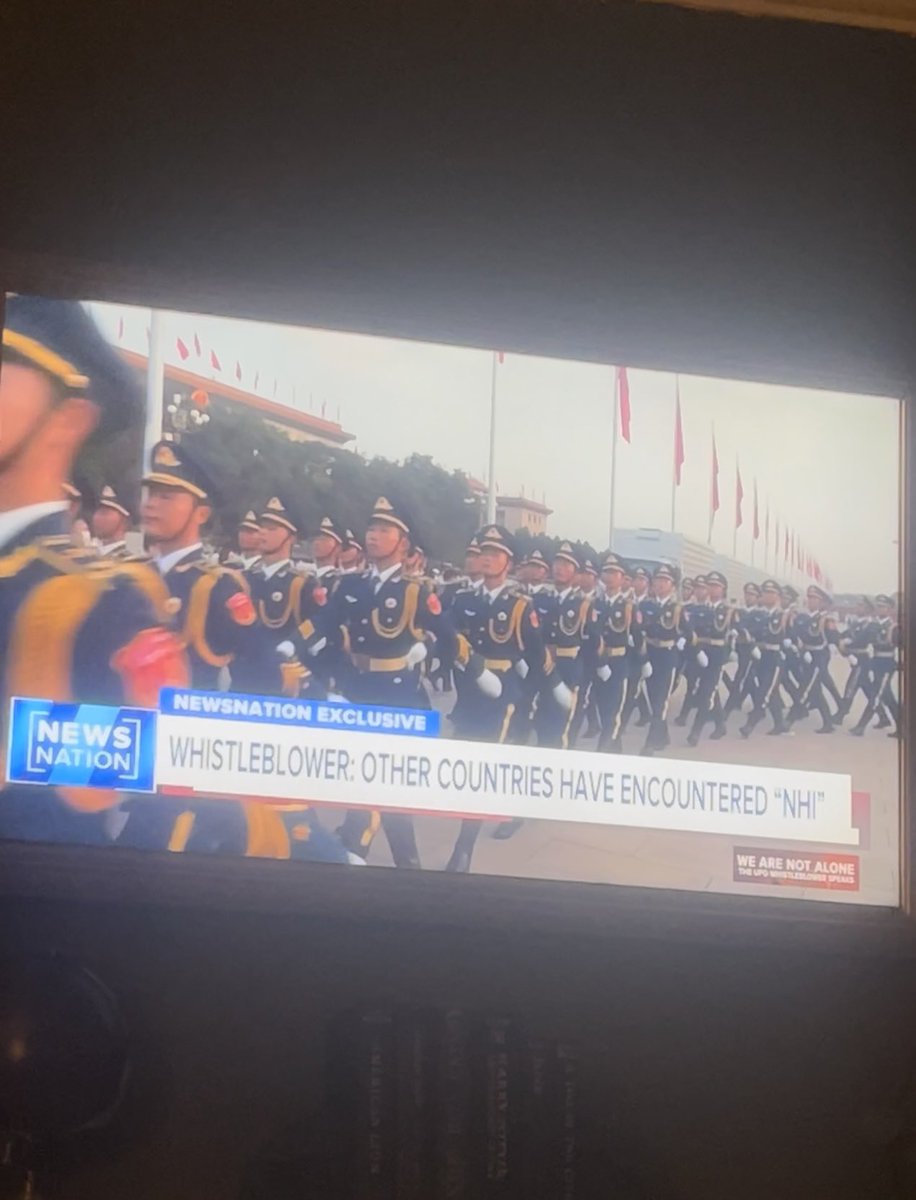 AshleyMooney's tweet photo. War machine go brrrrrr. @NewsNation #ufowhistleblower  #ufotwitter https://t.co/6zt5wYJQdi