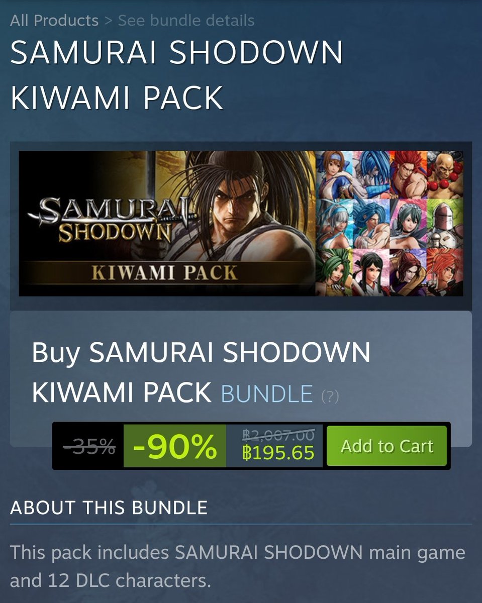 Samurai Shodown 2019 in PC Steam got 90% discount 😳!!

And Tomorrow we will have another of Rollback netcode Beta test 🤩

Don't miss this opportunity 🔥

#SamuraiShodown #SamSho #SamuraiSpirits