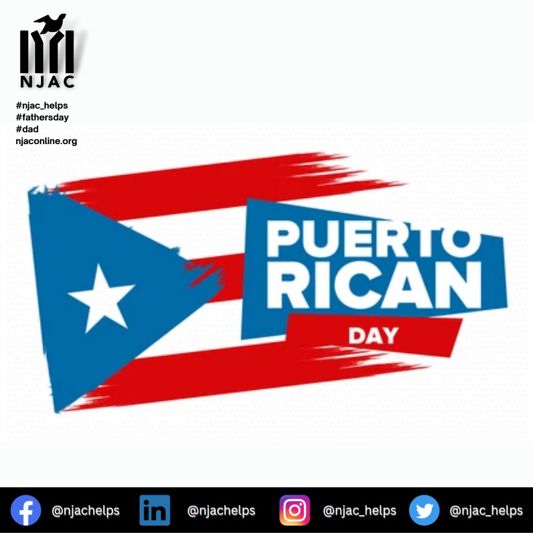 Happy Puerto Rican Day!!!

 #puertoricanday #spanish #puertorico #mercercountynj #oceancountynj #essexcountynj #camdennj #passaiccountynj #burlingtoncountynj #salemcountynj #gloucestercountynj #middlesexcountynj #monmouthcountynj #newjersey #njac_helps