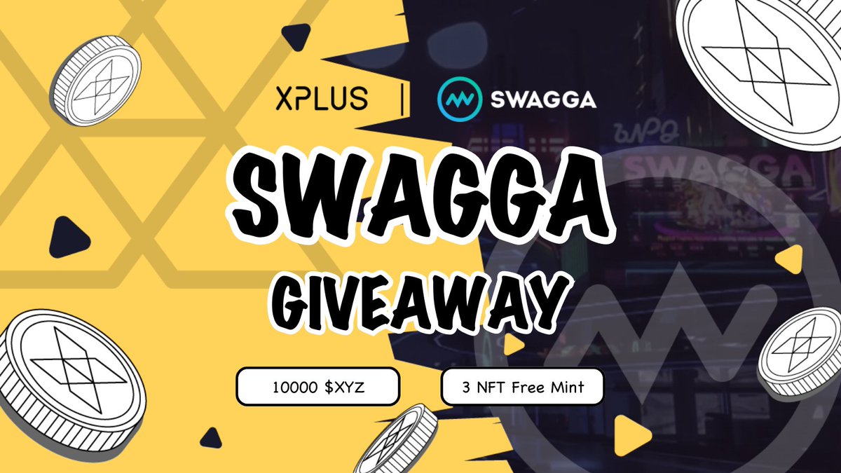 xplusio's tweet image. 👾 XPLUS x SWAGGA Joint Giveaway

🔥 10000 $XYZ from #XPLUS
🤑 3* ONIMARU LOOT NFT free mint from #SWAGGA

👉 Join: dapp.xplus.com/meteor/detail/…
❤️‍🔥 Like &amp;amp; RT &amp;amp; 3Tags
🔗 Follow @xplusio &amp;amp; @SWAGGA_Meta
🚀 Earn now on #Xdrop