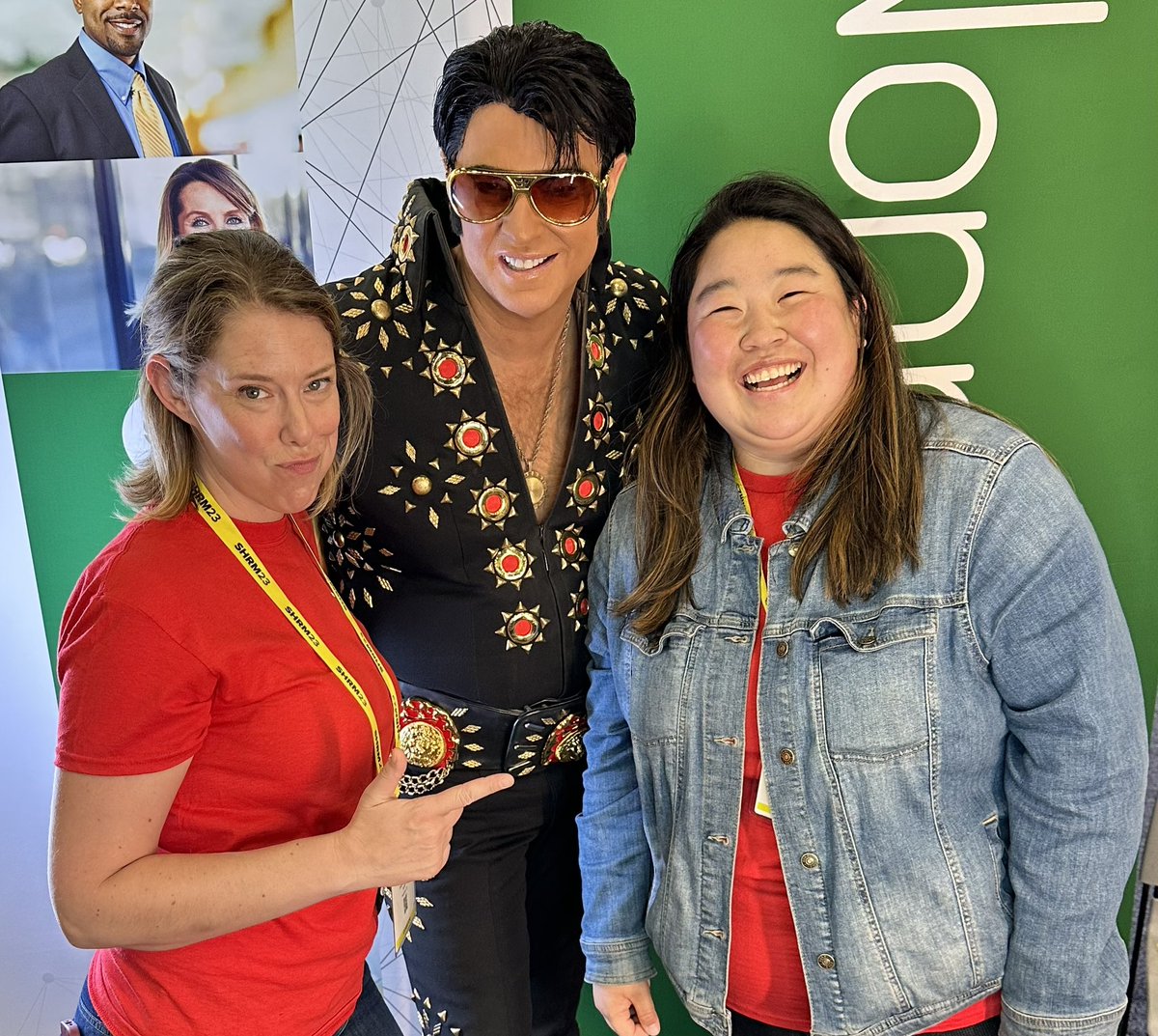 Great start to #SHRM23 viva Las Vegas style with an Elvis impersonator! AARP is here to drive change with free #caregiving resources