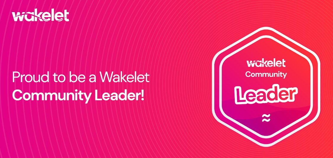 Woohoo.....Step 1.... Proud to be a Wakelet Community Leader ..... @Wakelet #wakeletcommunityweek