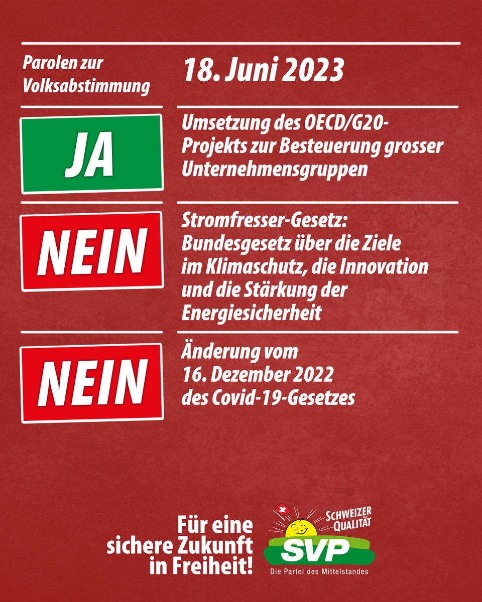 SVP Schweiz tweet media