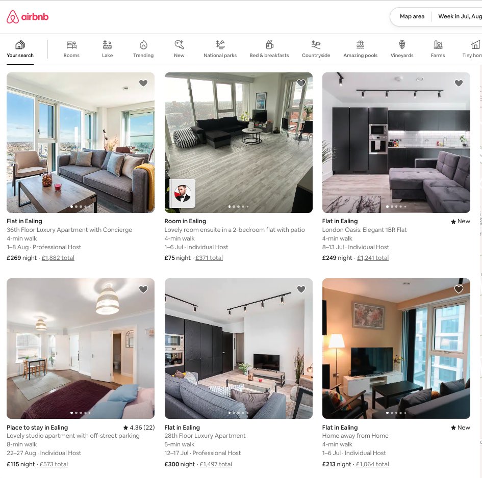 ⁦<a href="/oldoakparkroyal/">OldOakParkRoyal</a>⁩ ⁦<a href="/MayorofLondon/">Mayor of London, Sadiq Khan</a>⁩ ⁦<a href="/EalingCouncil/">Ealing Council</a>⁩ 56 flats in North Acton towers are available to rent on Airbnb @ up to £350 per NIGHT. Homes for those in need or profits for greedy developers?⁩ ⁦⁦⁦<a href="/stopthetowers1/">stopthetowers W13</a>⁩