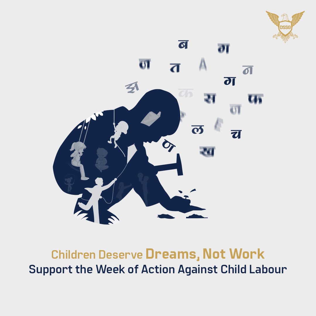 DatarGroup's tweet photo. Our future depends on protecting the present, DSSG stands against Child Labour.
.
.
.
#endchildlabour #dssg #breakthechains https://t.co/hzFcfOavvM
