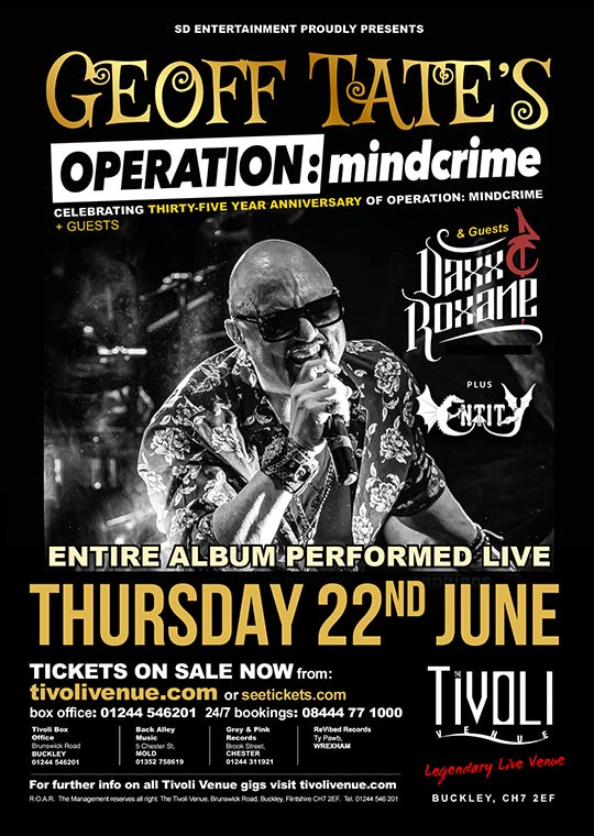 COMING UP IN JUNE 🌞 

THURSDAY @inspiralsband 
SATURDAY  Former WASP guitarist and Mean Man Chris Holmes 
SUNDAY @heaven17bef 
THURSDAY @geofftate OPERATION:Mindrime 

#NorthWales #Buckley #livemusic #InspiralCarpets #WASP #Heaven17 #80smusic #Queensryche #OperationMindcrime