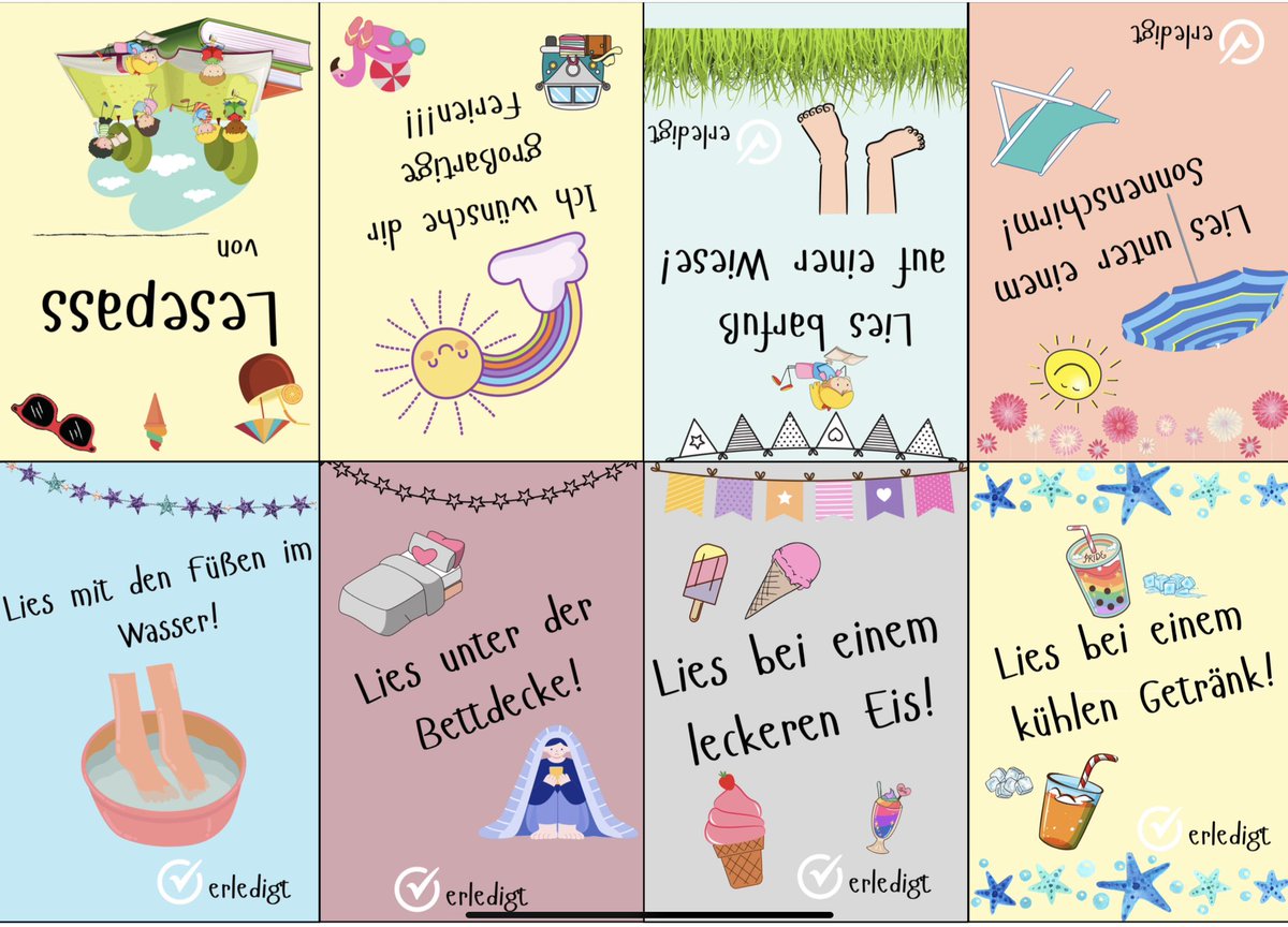 katiko157's tweet photo. #twlz #edunrw #primaredu #sopaed
Vielleicht kann das ja auch noch jemand von euch brauchen: Lesepässe für die Sommerferien 3-Fach differenziert, in Leseß und Vorlesepässe. Also auch für Kids, die nicht lesen können. https://t.co/LQKHTq45xf