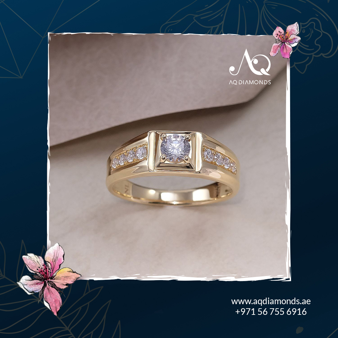 Step your game up with this bold 18K gold gent's ring features a stunning diagonal flat edge stacked top design with bedazzling diamond stones to finish!

Shop Now at aqdiamonds.ae/category/rings…

#Aq_diamonds #rings #rings #ringstagram #diamonds #shinebrightlikeadimond #WearThePure