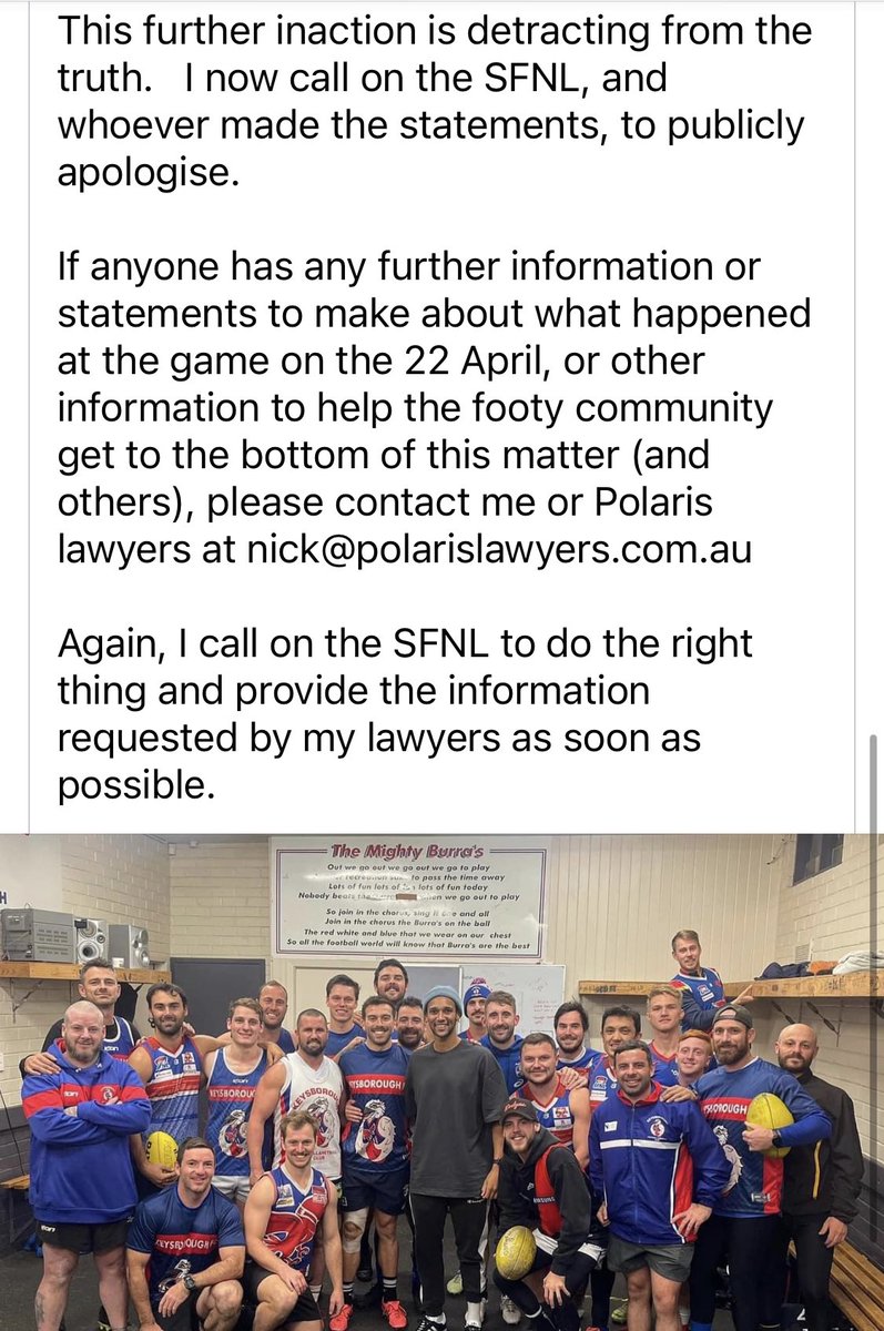 NickSuppree's tweet photo. @SouthernFNL @codeaflau @aflvic @AFL https://t.co/QunlbxB1Al