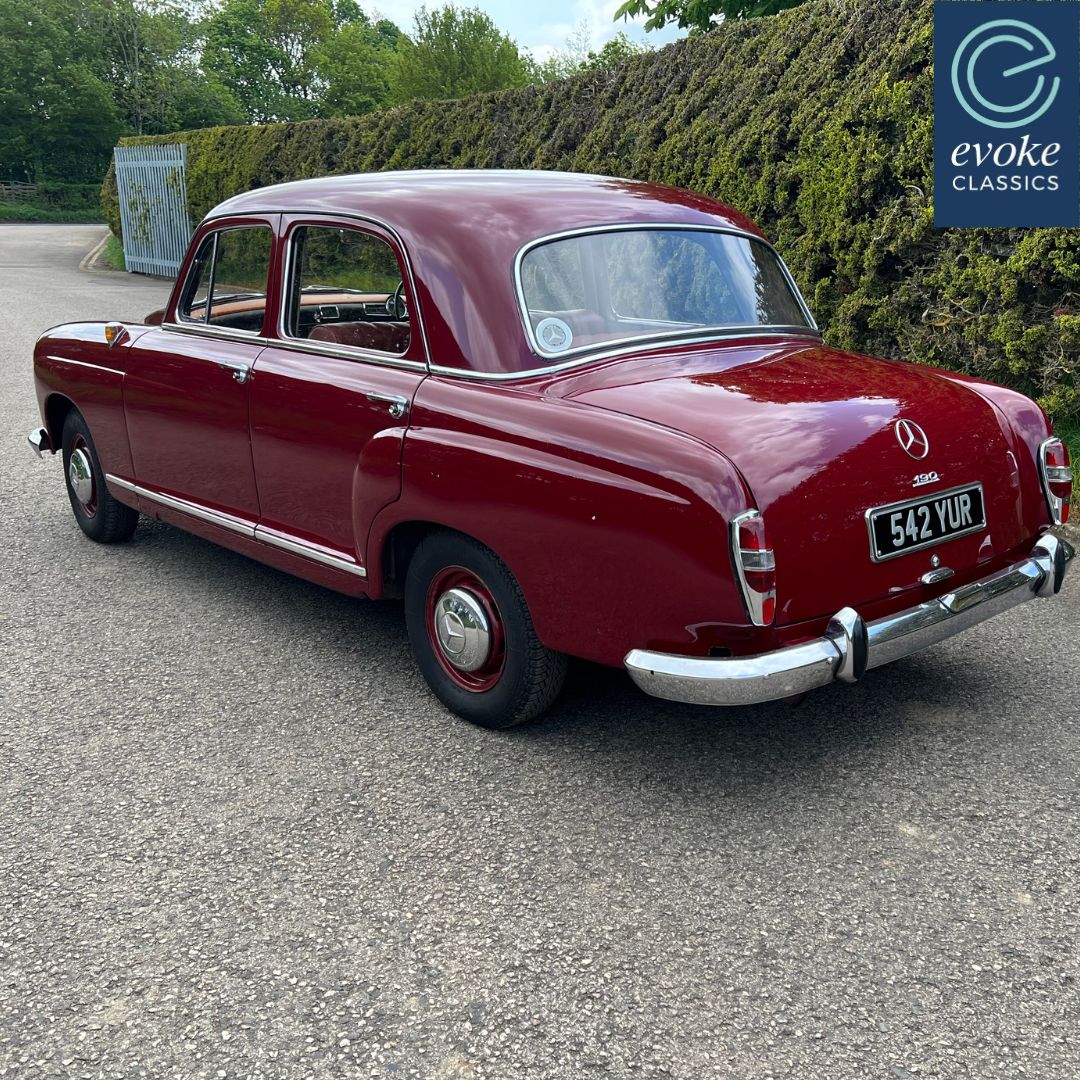 EvokeClassics's tweet photo. ENDING TODAY AT 3PM
1960 Mercedes Ponton 190b W121
https://t.co/IC7Q8x4cLJ
+ UK spec RHD car
+ 1.9-litre four-cylinder M121 engine
+ Just five former keepers
+ Will come with a fresh MOT
#ClassicCar #ClassicMercedes #MercedesPonton #Ponton https://t.co/MrdyHL9xWx