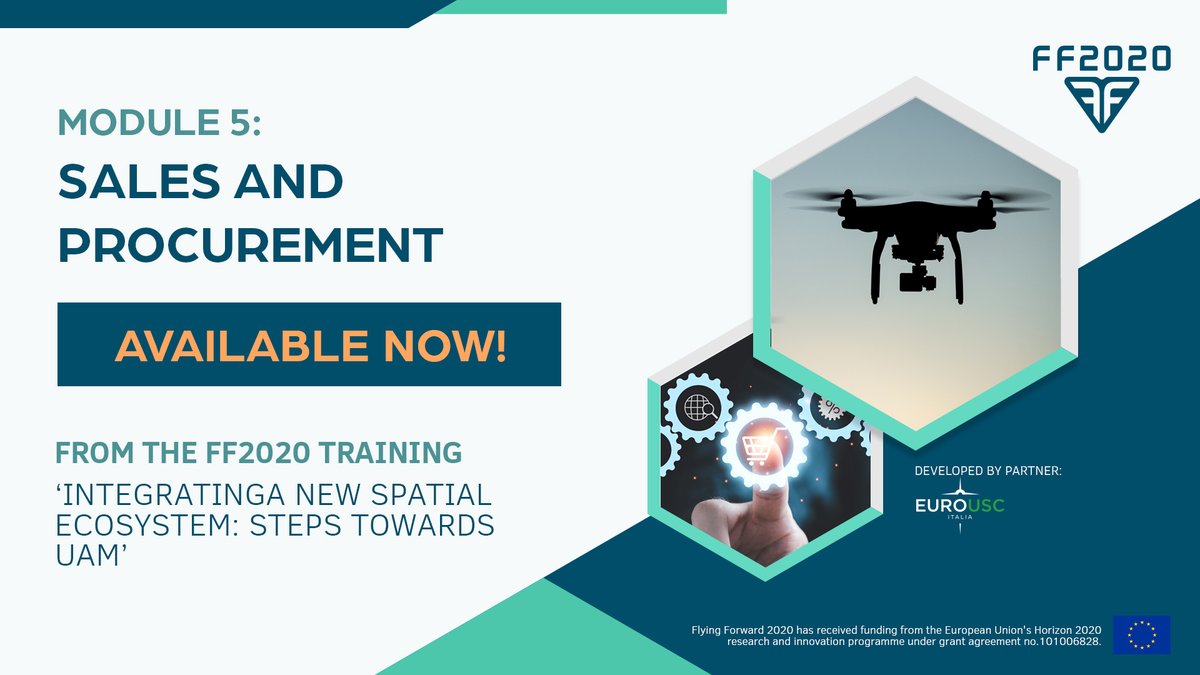 Flying Forward 2020 (@ff2020_eu) on Twitter photo ๐ New training module: "Sales and Procurement"! Dive into the Digital Toolbox and learn how it streamlines procurement and sales processes, developed by <a href="/EuroUSC_Italia/">Unifly Consulting | formerly EuroUSC Italia</a> and <a href="/EUserendipity/">Serendipity</a> Perfect for academia, UAM developers, sales specialists and more: learning.eurousc-italia.it/course/view.phโฆ ๐ New training module: "Sales and Procurement"! Dive into the Digital Toolbox and learn how it streamlines procurement and sales processes, developed by <a href="/EuroUSC_Italia/">Unifly Consulting | formerly EuroUSC Italia</a> and <a href="/EUserendipity/">Serendipity</a> Perfect for academia, UAM developers, sales specialists and more: learning.eurousc-italia.it/course/view.phโฆ
