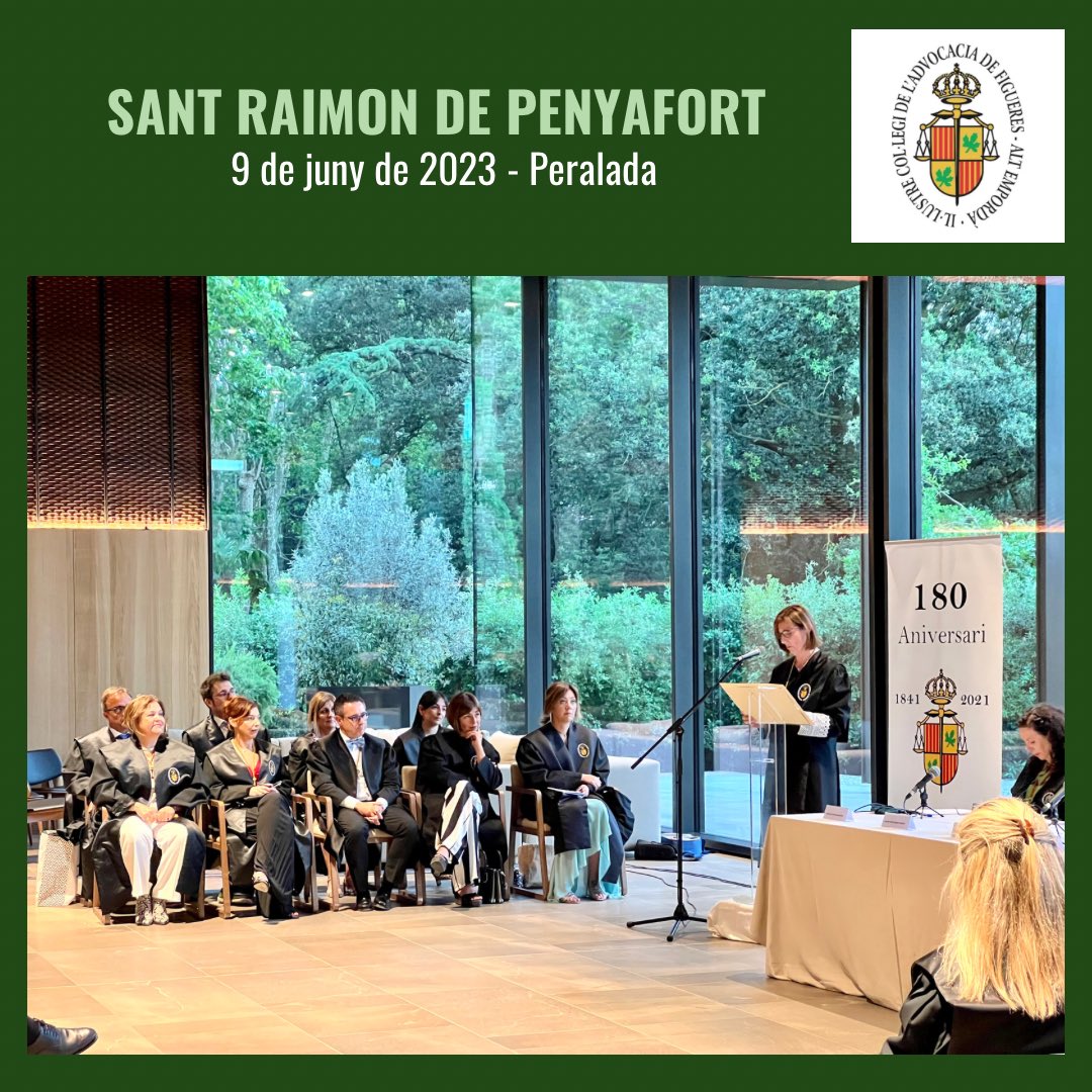icafigueres's tweet photo. ✨ El passat 9 de juny vam celebrar la festivitat del nostre patró Sant Raimon de Penyafort amb un gran acte al Castell de Peralada. (I)
#ICAFI #figueres #SantRaimon #advocades #advocats https://t.co/mmfjoNbnpi