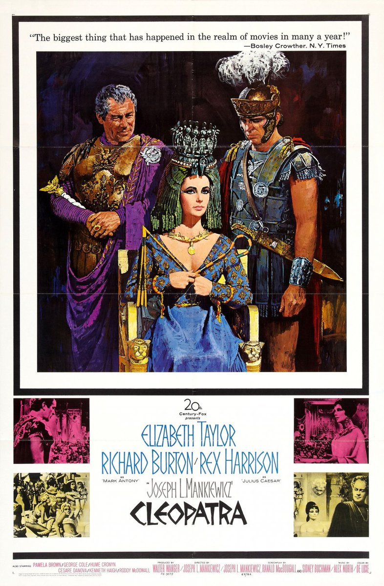 Arvostelu: Kleopatra (Cleopatra - 1963)
elokuvantaikaa.blogspot.com/2023/06/arvost…

#Cleopatra #ElizabethTaylor #RexHarrison #RichardBurton #RoddyMcDowall #KennethHaigh #PamelaBrown #MartinLandau #GeorgeCole #RobertStephens #Elokuvantaikaa