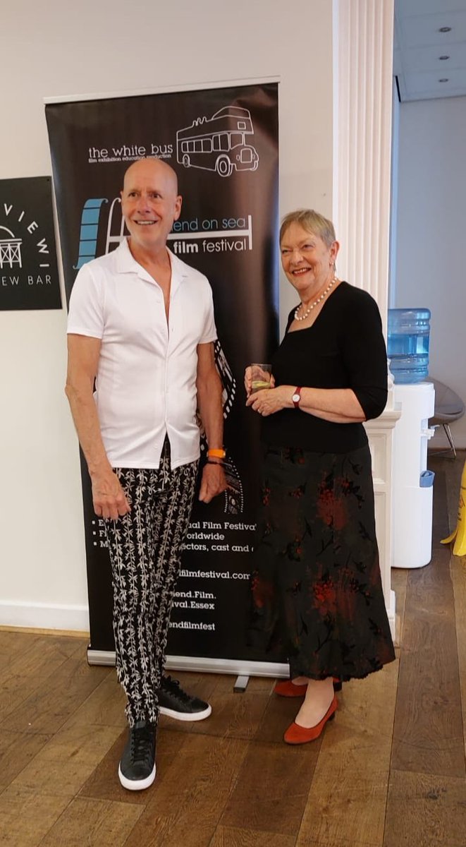 @Bestgeezermovie premiere <a href="/sthendfilmfest/">SouthendFilmFestival</a> with <a href="/wendyfisher32/">Wendy</a> 
Great fun. Excited for the future of this film. 
Thanks to the legendary talents of director <a href="/jsmithwriter/">James Smith</a> writer <a href="/cspenceproducer/">Caroline Spence</a> <a href="/RayaFilms/">Raya Films</a>
<a href="/CMA_London/">CMA</a> 

#Bestgeezermovie #southendfilmfestival