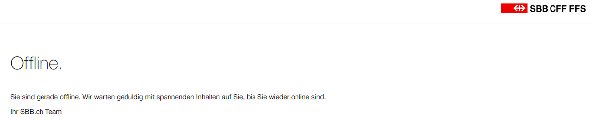 SBB <a href="/RailService/">RailService SBB CFF FFS</a> mit Totalabsturz und "Täter-Opfer-Umkehr". Also ich bin jedenfalls bestens online, danke der Nachfrage.