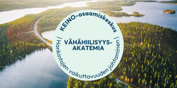 Hankintayksikkö, onko teidän tavoitteena vähähiilisyys? KEINO järjestetää syksyllä vähähiilisten hankintojen johtamisen teema-akatemian. Haku akatemiaan on nyt auki. 
Lisää aiheesta: hankintakeino.fi/fi/ajankohtais…
Lisätietoja antaa <a href="/JenniRovio/">Jenni Rovio</a> <a href="/MotivaOy/">Motiva</a>, <a href="/KatriinaAlhola/">Katriina Alhola</a> <a href="/SYKEinfo/">Suomen ympäristökeskus</a> tai