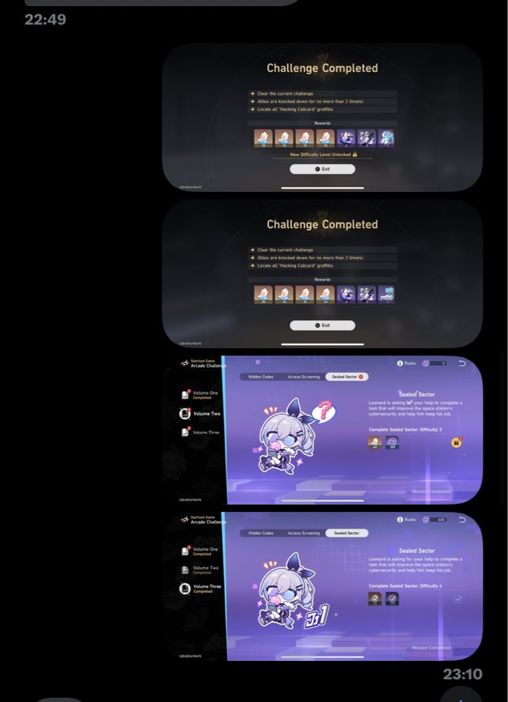 #HSRX707 เคลียร์อีเว้นสองด่านครับ👾