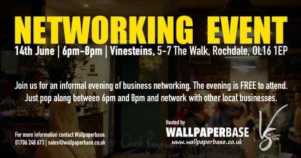 It’s not long until our very first Networking evening. This Wednesday in #Rochdale Town Centre. Come and join us. <a href="/RochdaleTown/">Rochdale Town Centre</a> @RochdaleOnline <a href="/MENnewsdesk/">Manchester News MEN</a> we created this for businesses of Rochdale to meet, socialise and network.