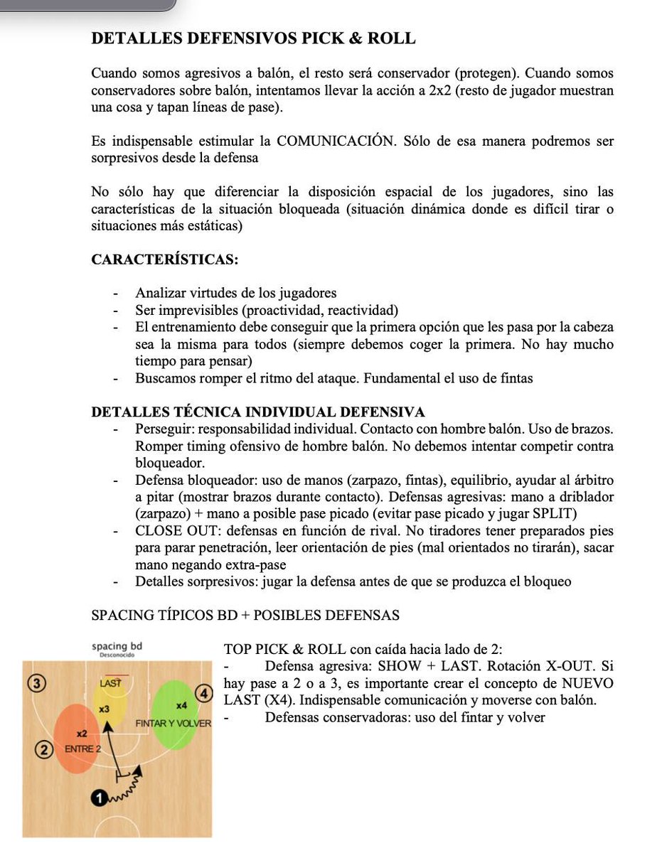 gaboloaizaperez's tweet photo. 📷📷[ANÁLISIS]: Detalles defensivos defensa BD en función de SPACING de ataque

-La importancia de la comunicación.
-Ser imprevisibles: cuándo apretar más la situación de 2x2 e involucrar a más jugadores en la defensa. Uso de variantes.
-Defensas agresivas vs Balón/Defensa 2x2 https://t.co/kimjsneU0M